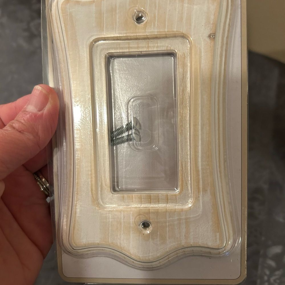 Allen + Roth Weathered White Wall Plate - Picture 4 of 4
